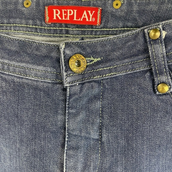 Replay Blue Denim Slightly Flared Jeans Size 30 Women’s EUC - Picture 9 of 13